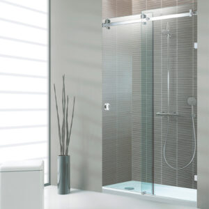 Cancel de baño Corredizo Para Cristal de 8 mm Tipo Bacalar