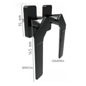 Manilla Orizon 3 Posiciones Negro Mate