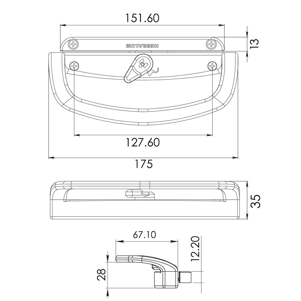 Jaladera La Brecha de 18 Cm - Image 2