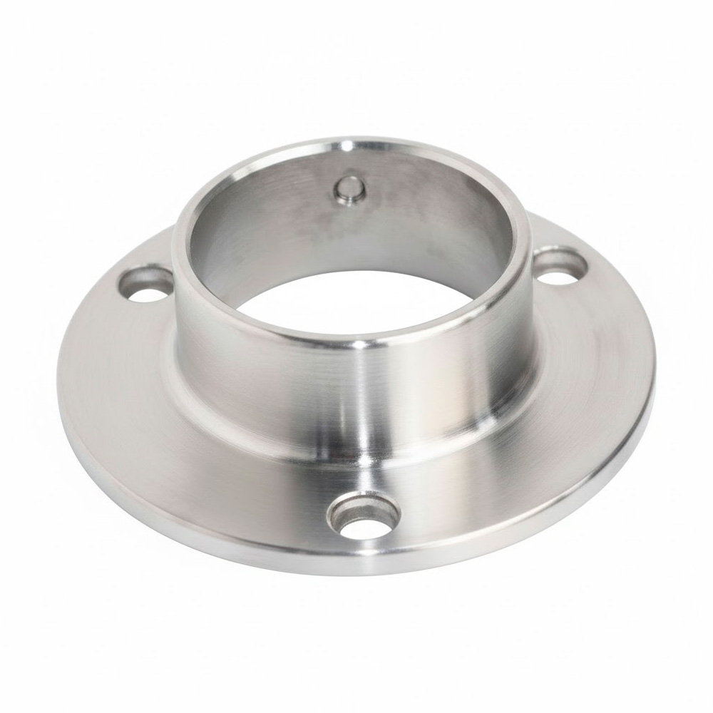 Base Redonda Chica Para Barandal Para 2"