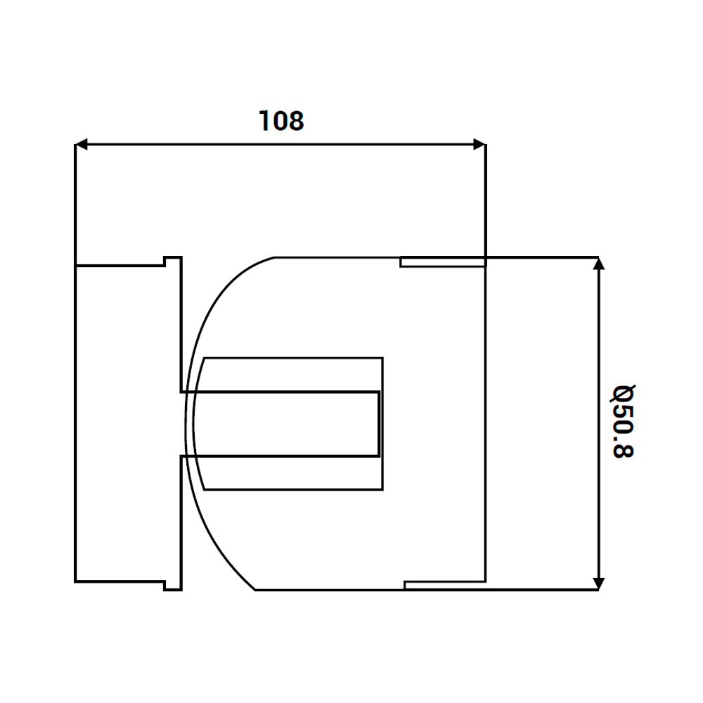 Conector Tubo Tubo Ajustable Para 2" - Image 2