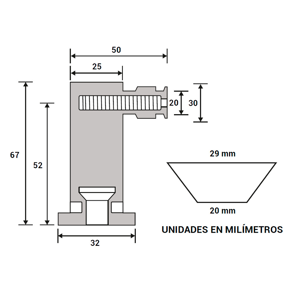 Conector Avellando Para Vidrio Tipo Pipeta - Image 2