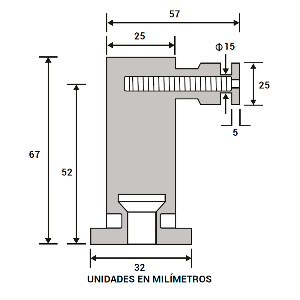 Conector Con Chapetón Para Vidrio Tipo Pipeta - Image 2