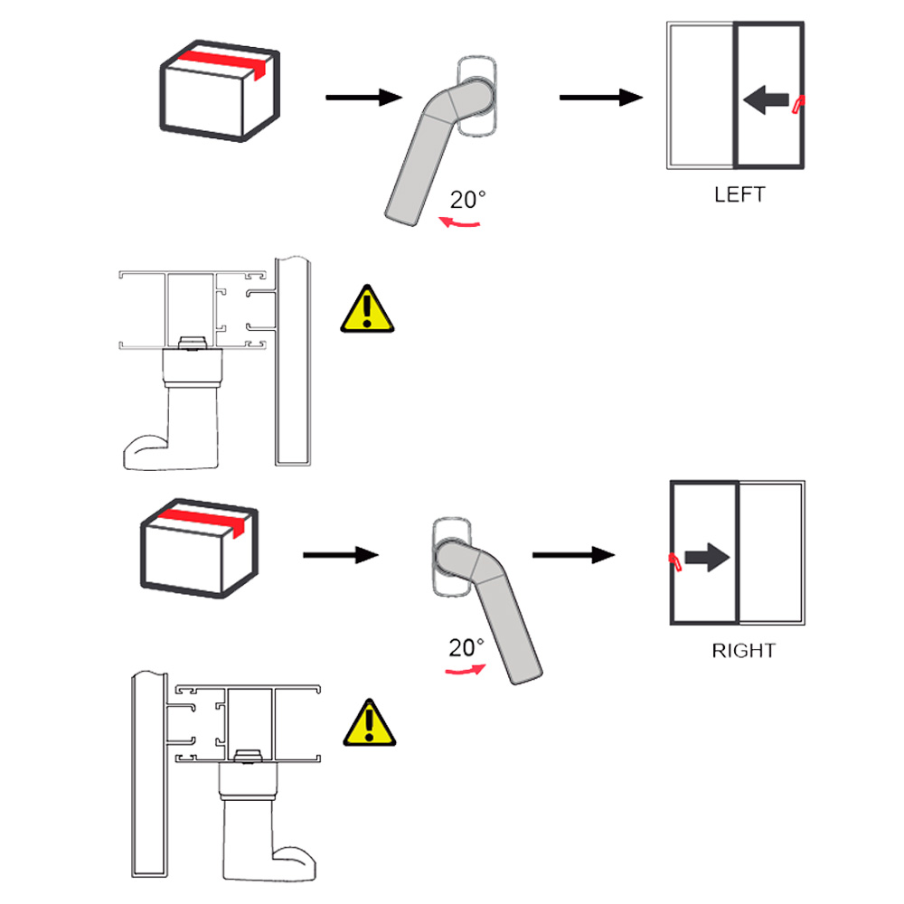 Manilla Acodada Twenty 20° Negra - Image 2