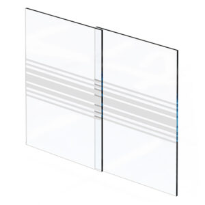 Vidrio Templado Claro 6 mm con Serigrafía Para Cancel Rio Bravo