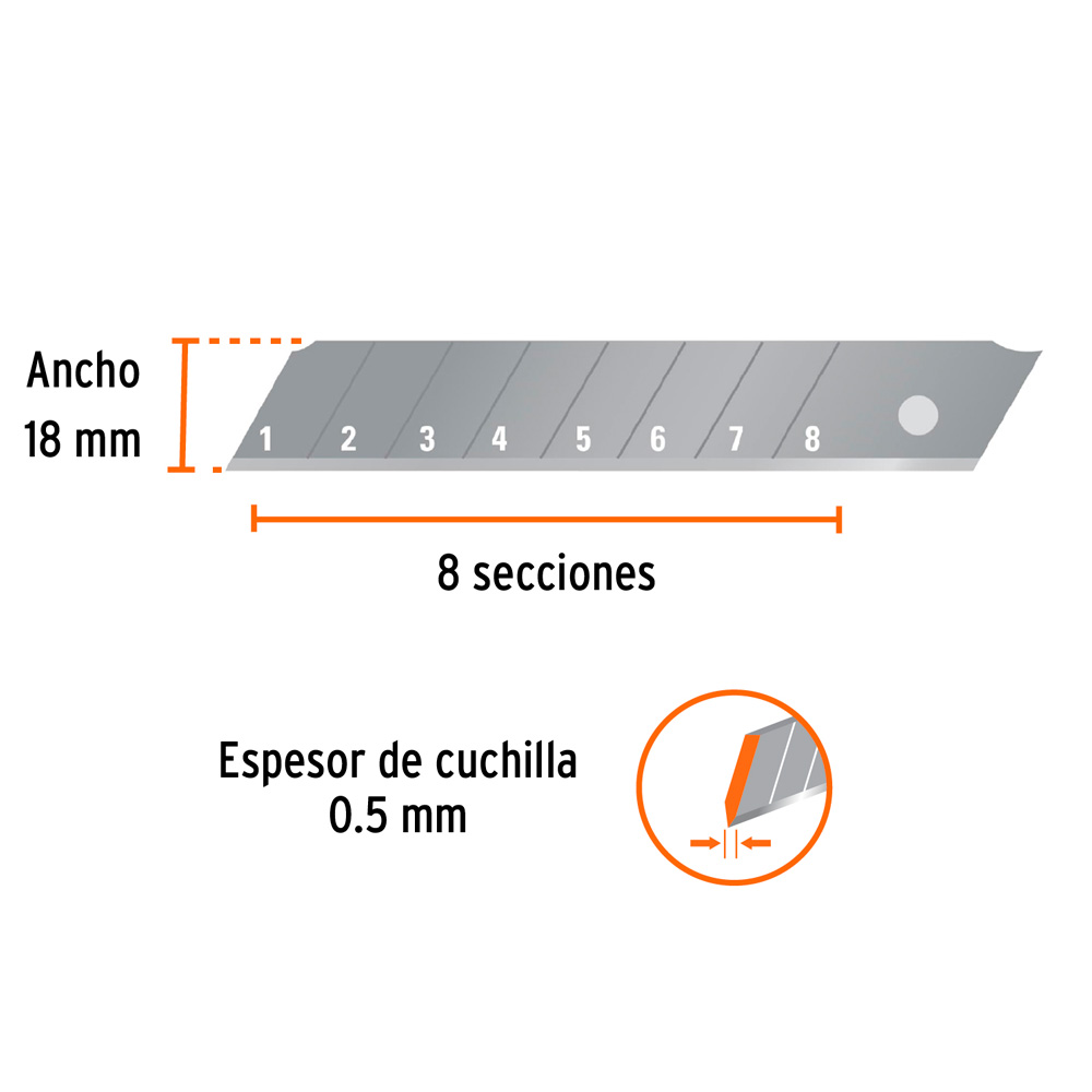 Truper Navaja SK4 de 18 mm Para Cutter (Pieza) - Image 2