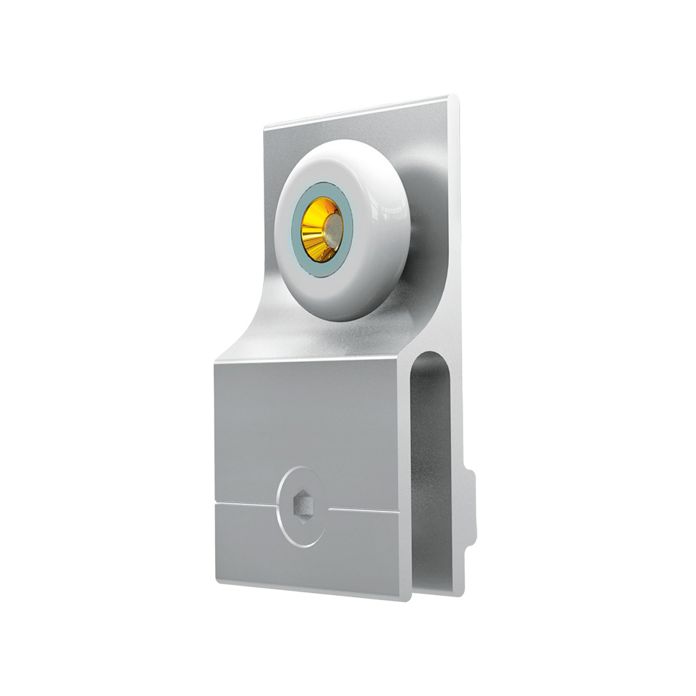 Carretilla para Cancel de Baño Río Bravo Con Cristal Barrenado (Kit 4 pzs)