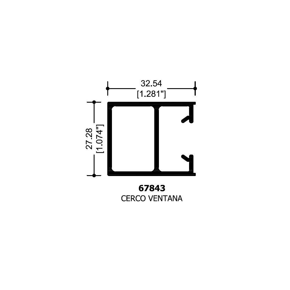 Cerco Ventana 3" 6.10 Mt - Imagen 2